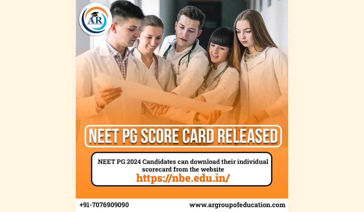 NEET PG Scorecard 2024 Released -Download