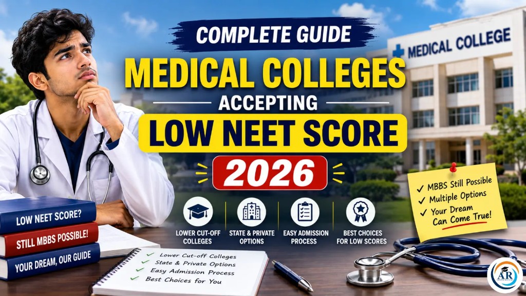 Complete Guide Medical Colleges Accepting Low NEET Score 2026